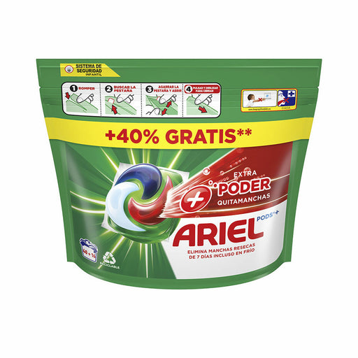 Detergente Ariel Ariel Pods Extra Poder Quitamanchas Cápsulas 3 en 1 Quitamanchas