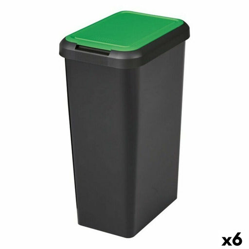 Poubelle recyclage Tontarelli IN7309 (6 Unités) (29,2 x 39,2 x 59,6 cm)