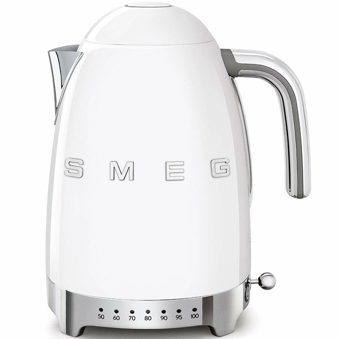 Bouilloire Smeg KLF04WHEU 2400 W 1,7 L Blanc Acier inoxydable Plastique