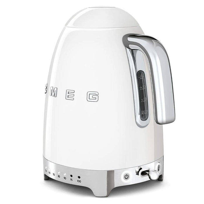 Bouilloire Smeg KLF04WHEU 2400 W 1,7 L Blanc Acier inoxydable Plastique