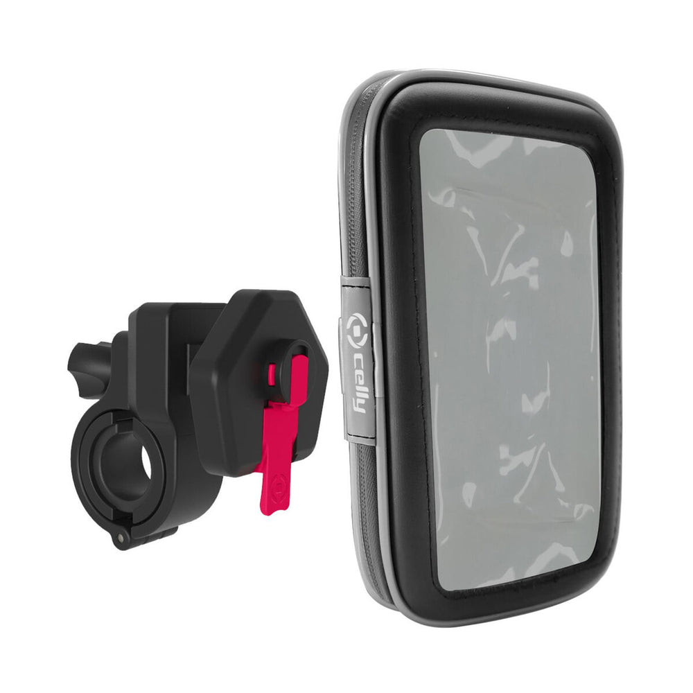 Support Smartphone pour Vélo Celly SNAPFLEXBK Noir Plastique