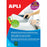 Adhesive labels Apli White 70 x 42,4 mm