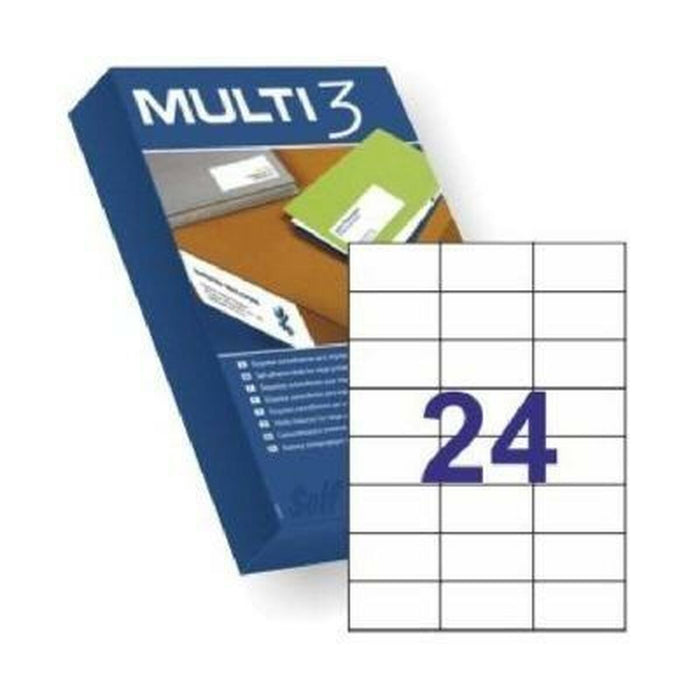 Adhesive labels MULTI 3 500 Sheets 70 x 42,4 mm White