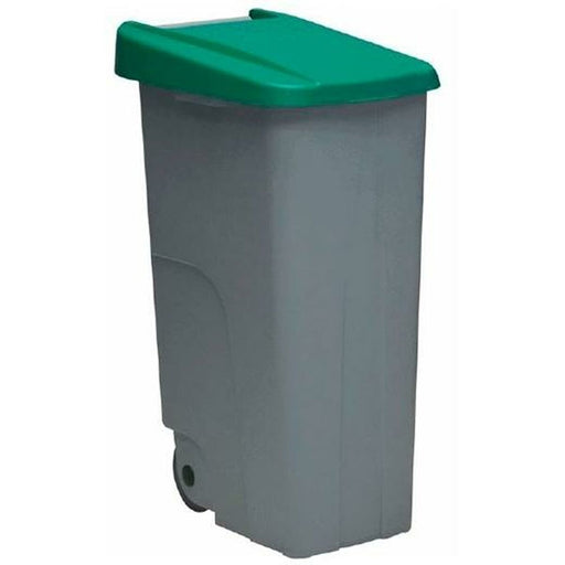 Cubo de basura Denox 110 L Verde Plástico