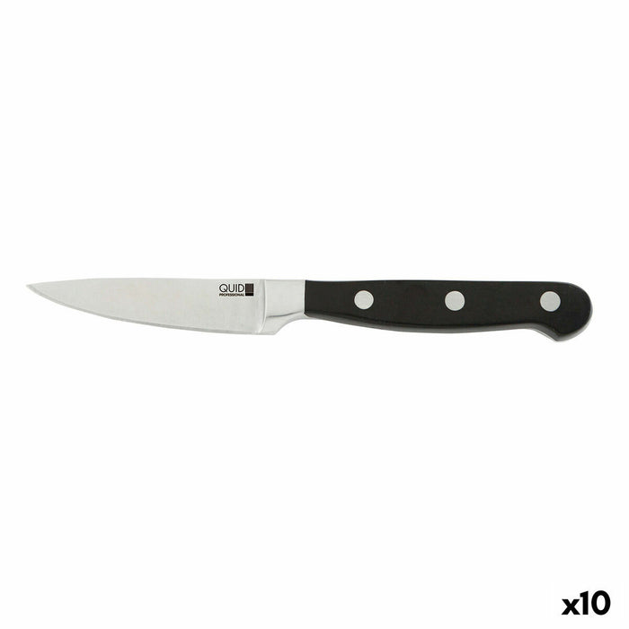 Cuchillo Pelador Quid Professional Inox Chef Black Negro Metal 9 cm (Pack 10x)