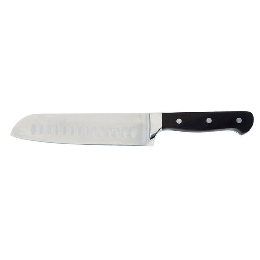 Couteau Santoku Quid Professional Inox Chef Black Noir Métal (Pack 6x)