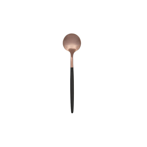 coffee spoons Bidasoa Gio Black Copper Metal Coffee (12 Units)
