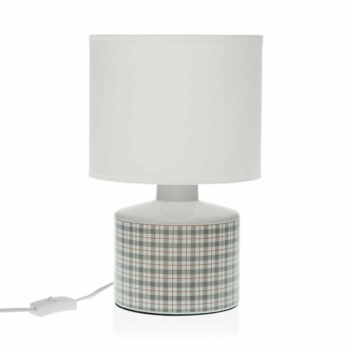 Lámpara de mesa Versa Camy Cuadros Cerámica (22,5 x 35 x 22,5 cm)