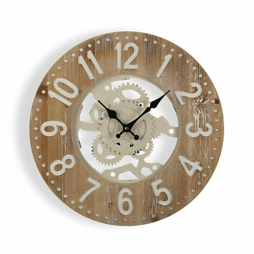 Reloj de Pared Versa 40 x 4,5 x 40 cm Metal Madera MDF