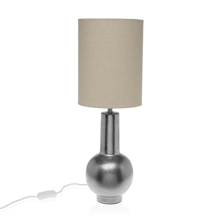 Lampe de bureau Versa Argenté Céramique 20 x 57 x 20 cm