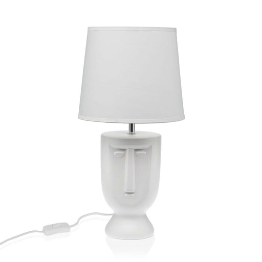 Lámpara de mesa Versa Blanco Cerámica 60 W 22 x 42,8 cm