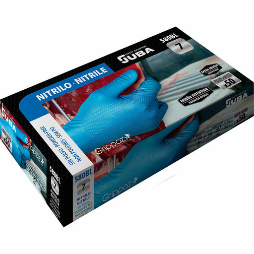 Disposable Gloves JUBA Box Powder-free Blue Nitrile (50 Units)