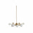 Ceiling Light DKD Home Decor Metal Crystal Golden (94 x 94 x 145 cm)