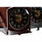 Table clock DKD Home Decor Burgundy Photo camera 19 x 15 x 20 cm Red Dark grey Iron Vintage (2 Units)