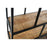 Étagère DKD Home Decor Noir Naturel Brun foncé Métal Bois Recyclé Bois de manguier 100 x 37 x 180 cm