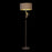 Lámpara de Pie DKD Home Decor 8424001827312 44 x 44 x 166 cm Negro Dorado Metal Blanco Resina 220 V 50 W (2 Unidades)