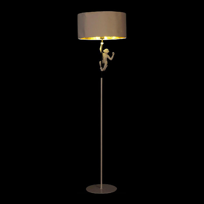 Floor Lamp DKD Home Decor 8424001827312 44 x 44 x 166 cm Black Golden Metal White Resin 220 V 50 W (2 Units)
