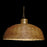 Lámpara de Techo DKD Home Decor Marrón Multicolor Dorado Metal Mimbre 50 W 220 V 74 x 74 x 47 cm