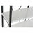 Étagère DKD Home Decor Noir Métal Blanc 4 Etagères Bois MDF (110 x 30 x 150 cm)