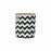 Panier DKD Home Decor Blanc Noir Jute Zigzag Moderne 38 x 38 x 45 cm