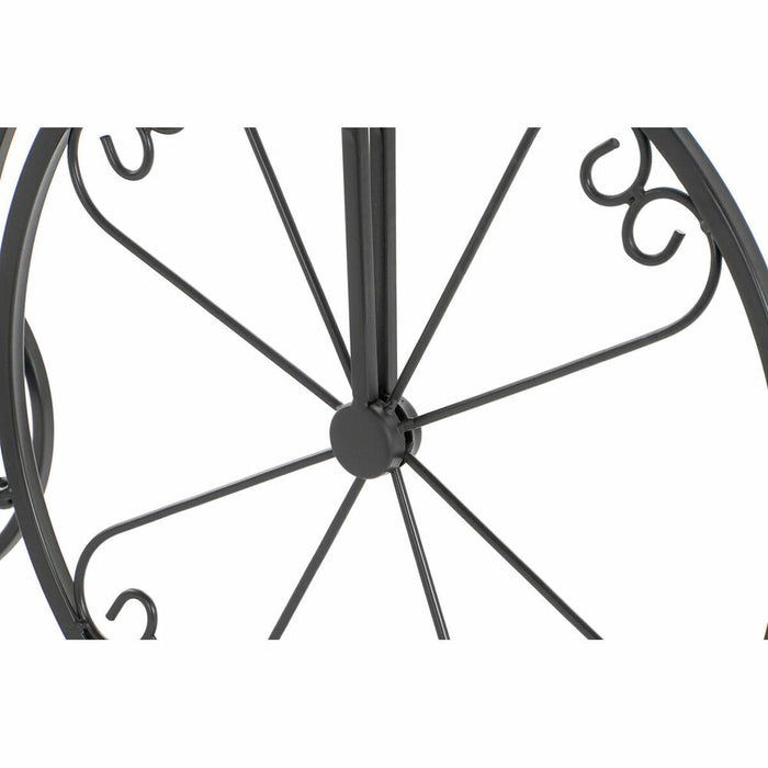Cache-pot DKD Home Decor Bicyclette Céramique Mosaïque Noir Multicouleur Forge 70 x 28 x 57 cm (70 x 28 x 57 cm)