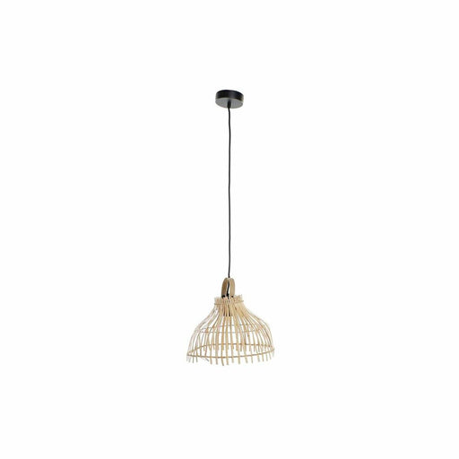 Suspension DKD Home Decor Marron Multicouleur Métal osier 50 W Urbaine 220 V 30 x 30 x 29 cm