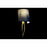 Lámpara de Pared DKD Home Decor Dorado Metal Poliéster 220 V 50 W (30 x 16 x 60 cm)