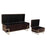 Bench DKD Home Decor   Golden Metal Brown Velvet (120 x 42 x 48 cm)