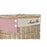 Lot de paniers DKD Home Decor Naturel Polyester osier (51 x 37 x 56 cm) (5 Pièces)