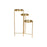 Shelves DKD Home Decor Golden Metal Mirror 49,5 x 49,5 x 80 cm