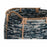 Basket set DKD Home Decor White Black Boho 56 x 56 x 60 cm 52 x 52 x 60 cm Plastic 3 Pieces