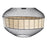 Lámpara de Techo DKD Home Decor Negro Marrón 220 V 50 W (31 x 31 x 27 cm)