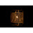 Lámpara de Techo DKD Home Decor Negro Marrón 220 V 50 W (36 x 36 x 48 cm)