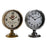 Reloj de Mesa DKD Home Decor Dorado Plateado Metal Cristal Vintage 20,5 x 13,5 x 28 cm (2 Unidades)
