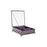 Caja-Joyero DKD Home Decor Cristal Metal (22 x 22 x 7 cm)