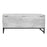 Baúl DKD Home Decor Cerámica Gris Blanco Madera de mango (116 x 40 x 50 cm)