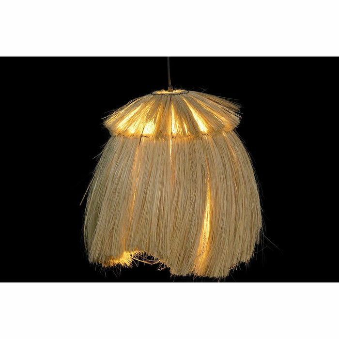 Ceiling Light DKD Home Decor Natural Metal 40 W Jute (45 x 45 x 55 cm)