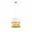 Suspension DKD Home Decor Polyester Bambou (40 x 40 x 39 cm)