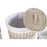 Set of Baskets DKD Home Decor 51 x 37 x 56 cm 52 x 38 x 56 cm Beige wicker