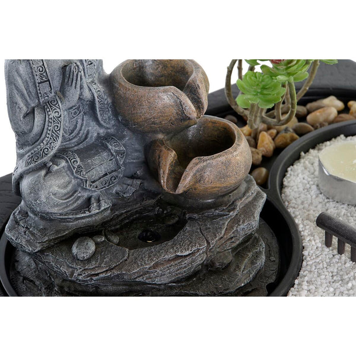 Fountain DKD Home Decor Buddha Resin Oriental 29 x 21 x 23 cm (2 Units)