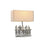 Desk lamp DKD Home Decor 36 x 21,5 x 43 cm Silver Beige Metal Resin 220 V 50 W