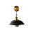 Wall Lamp DKD Home Decor Black Golden Metal 50 W Vintage 220 V 26 x 53 x 23 cm