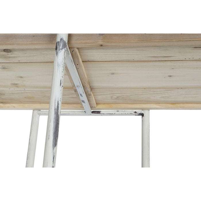 Estantería DKD Home Decor Blanco Natural Metal Abeto Madera de abeto 40 % Metal 190 x 40 x 200 cm