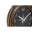 Horloge Murale DKD Home Decor 43 x 8 x 71 cm Verre Noir Doré Fer (2 Unités)