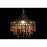 Lámpara de Techo DKD Home Decor 37 x 37 x 38 cm Dorado Metal Multicolor 50 W