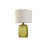 Lampe de bureau Home ESPRIT Vert Beige Doré Verre 50 W 220 V 38 x 38 x 57 cm