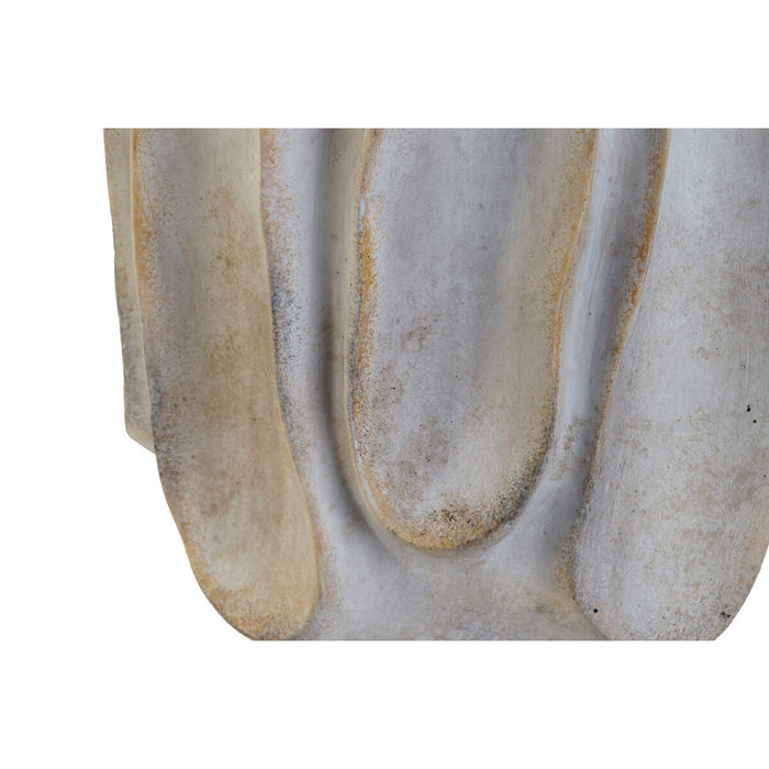 Cache-pot Home ESPRIT Gris Ciment Romantique Usé 28 x 27 x 48 cm