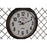 Wall Clock Home ESPRIT Dark grey polypropylene Iron 93 x 5 x 42 cm