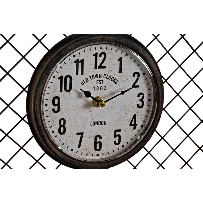 Horloge Murale Home ESPRIT Gris foncé polypropylène Fer 93 x 5 x 42 cm