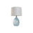 Desk lamp Home ESPRIT Blue White Crystal 50 W 220 V 40 x 40 x 66 cm
